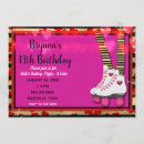 Search for roller skating birthday invitations Modern