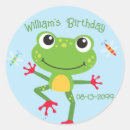Search for round frog stickers Hop on over