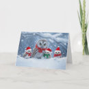 Search for cute owl christmas cards Wildlife