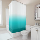 Search for teal ombre shower curtains Modern