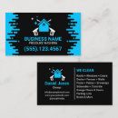 Search for cleaning service logo business cards Blue
