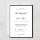 Search for simple elegant typography wedding invitations Classic