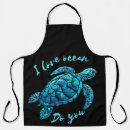 Search for turtle lover aprons Ocean