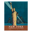 Search for vintage new york city posters Statue of liberty