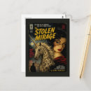 Search for mystery postcards Woman