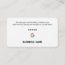 Search for feedback business cards Simple