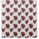 Search for red polka dots shower curtains Flowers