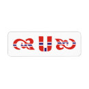 Search for norwegian return address labels Norway