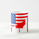Search for canada and usa mugs Flag