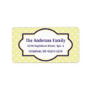 Search for yellow blue return address labels Nautical