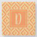 Search for orange coasters Monogrammed