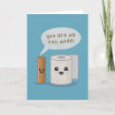 Search for toilet paper roll postcards Humour