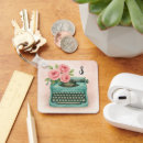 Search for typewriters key rings Pink