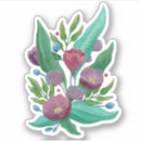 Search for painted floral stickers Foliage