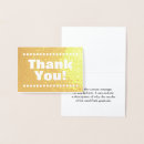 Search for plain thank you cards Gold foil
