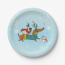 Search for dachshund christmas plates Festive