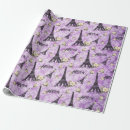 Search for paris gift wrap Purple