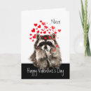 Search for niece valentines day cards Watercolor