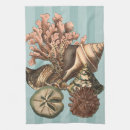 Search for nautical tea towels Conch seashell