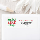 Search for naughty return address labels Winter