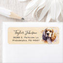 Search for cocker return address labels Dog