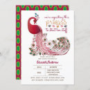 Search for peacock baby shower invitations Modern