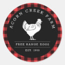 Search for red chicken stickers Rustic