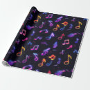 Search for music notes wrapping paper Unique