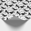 Search for french bulldog wrapping paper Black and white