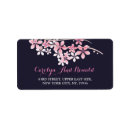 Search for blossoms return address labels Cherry