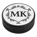 Search for vintage hockey pucks Black