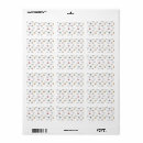 Search for paper crane return address labels Origami