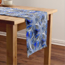 Search for artistic table runners Blue