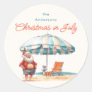 Search for beach christmas stickers Retro