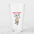 Search for hot stuff the beer glasses For him