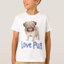 Search for pug kids tshirts Puppies