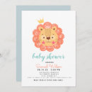 Search for king of the jungle invitations Baby