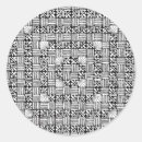 Search for black and white pattern stickers Squares