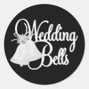 Search for bells wedding stickers White