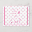 Search for gender reveal postcards Pink