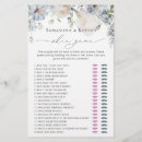Search for elegant floral bridal shower games Watercolor