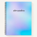 Search for purple and blue notebooks Trendy