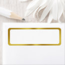 Search for blank gold return address labels Classy