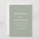 Search for green and orange wedding invitations Simple