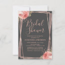 Search for elegant modern floral bridal shower invitations Typography