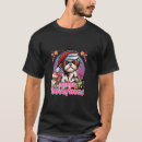 Search for shih tzu christmas tshirts Santa