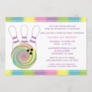 Search for purple bowling invitations Modern