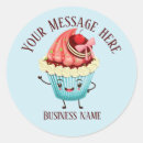 Search for cupcake business stickers Cute