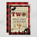 Search for moose birthday invitations Flannel