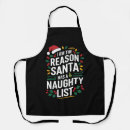 Search for risque aprons Santa